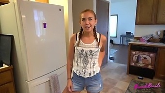 Stepdaughter Offers Sex Lessons To Daddy For Brandi Braids