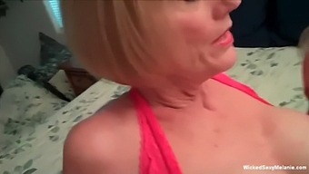 Blonde Milf With Big Natural Tits Gives A Mind-Blowing Blowjob