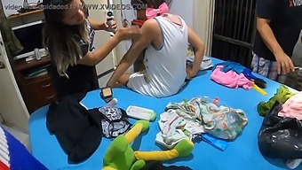 A Mature Woman Helps Her Teenage Daughter Prepare For Her First Performance