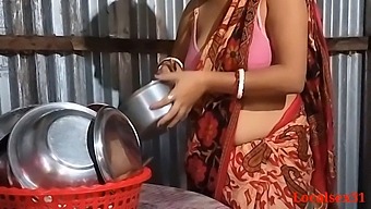 Indian Wife'S Kitchen Romp With Her Husband