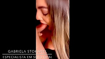 Gabriela Stokweel Gives A Flawless Oral Performance Until She Reaches Orgasm - Book Your Visit With Me