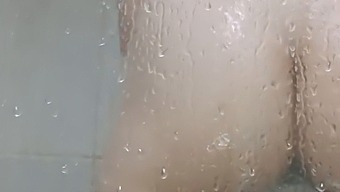 Enjoying My Sex Toy In The Bathroom