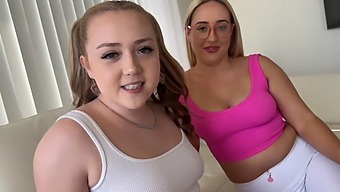 Eva Nyx And Brookie Blair'S 18+ Pov Experience With Big Butts And Creampie