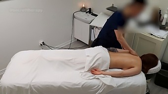 Uninhibited Housewife Indulges In A Steamy Massage From A Tattooed Stranger